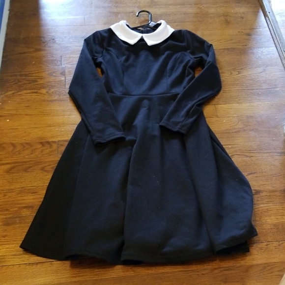 Classic Fashion Dresses & Skirts - Black Dress W/ White Collar